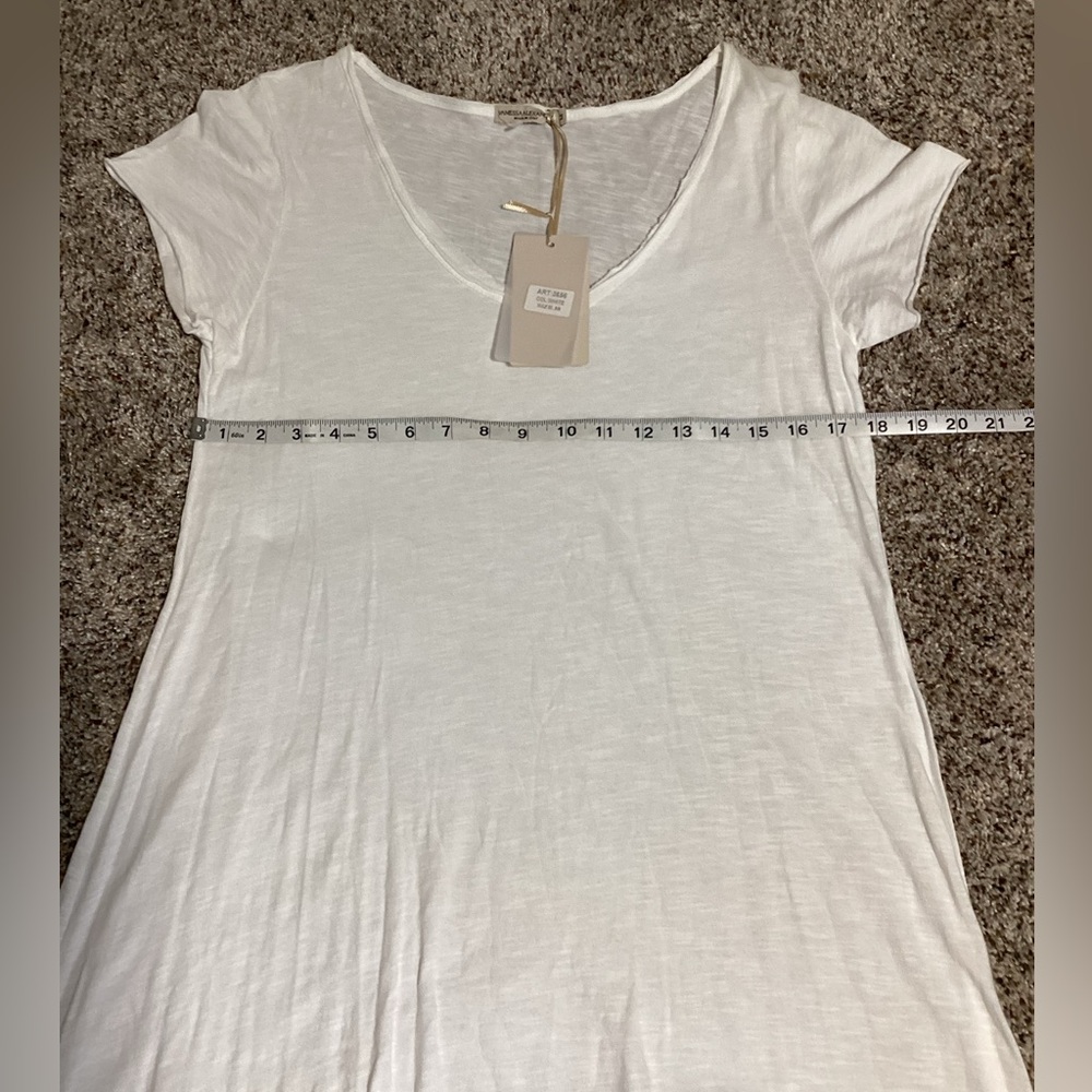 Vanessa Alexandra Women Dress Maxi Size M White Eyelet Gorgeous Made In Italy 🇮🇹 - Picture 3 of 8
